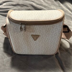 Guess Cream Monogram Crossbody insulated Bag